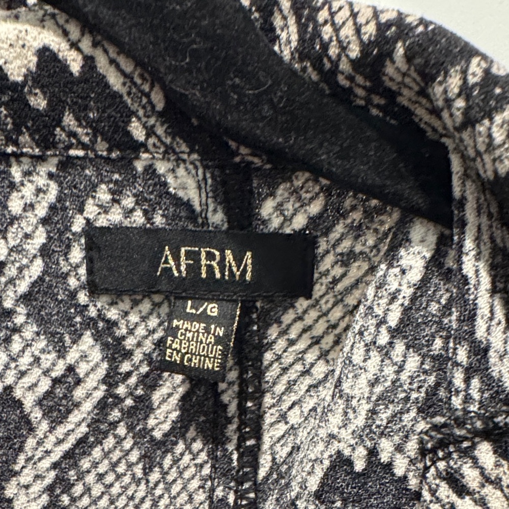 Afrm Monochrome Patterned Jacket - image 2